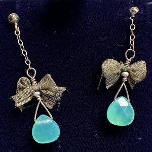 Drop earrings (slight tarnish)